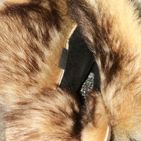 Maxine of Canada Suede Leather Fox Fur Boots 6.5 - Picture 3 of 7